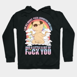 Pug Yoga Fuck You T-Shirt Hoodie